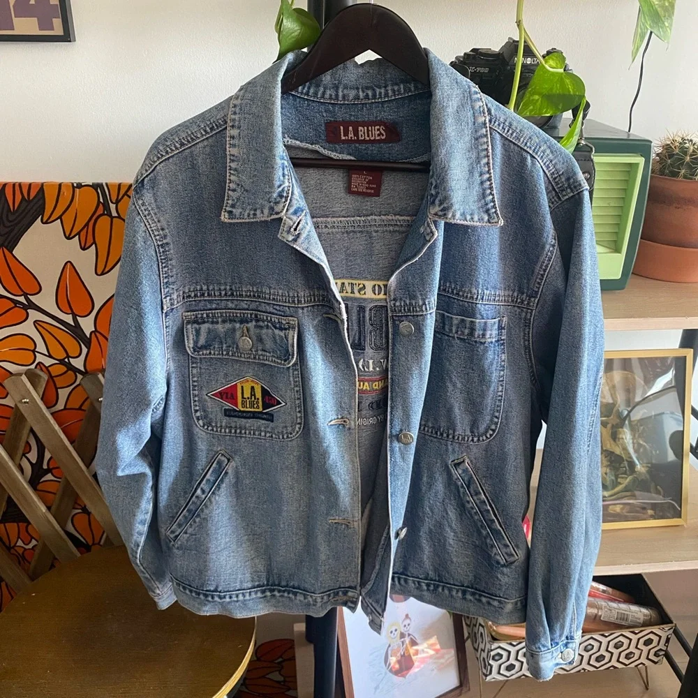 L.A. Blues Studio Staff Classic Denim Jacket - Picture 3 of 5